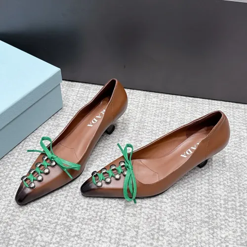 Wholesale Prada High-heeled Shoes For Women #1461907 $108.00 USD, Wholesale Quality Replica Prada High-heeled Shoes