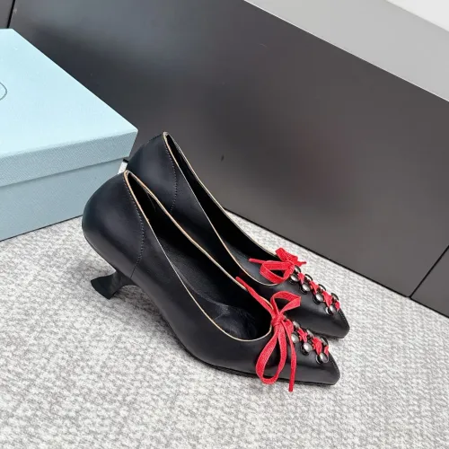 Replica Prada High-heeled Shoes For Women #1461908 $108.00 USD for Wholesale