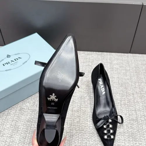 Replica Prada High-heeled Shoes For Women #1461911 $108.00 USD for Wholesale