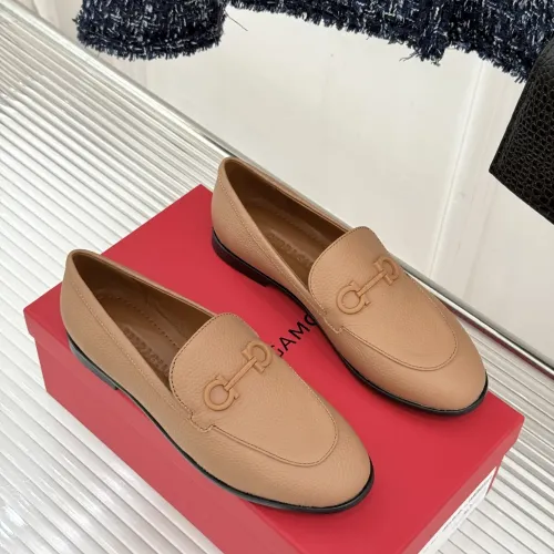 Wholesale Salvatore Ferragamo Leather Shoes For Women #1461913 $112.00 USD, Wholesale Quality Replica Salvatore Ferragamo Leather Shoes