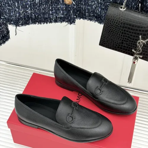 Wholesale Salvatore Ferragamo Leather Shoes For Women #1461914 $112.00 USD, Wholesale Quality Replica Salvatore Ferragamo Leather Shoes