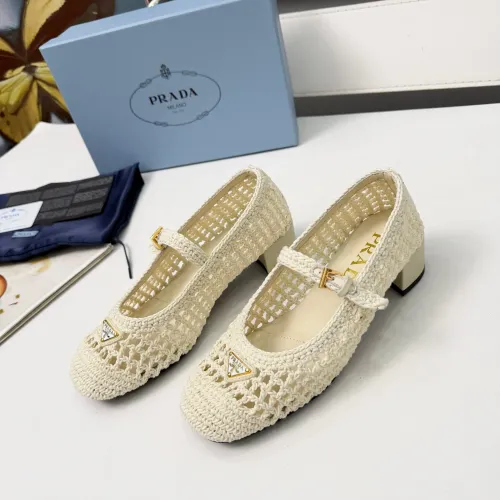 Wholesale Prada High-heeled Shoes For Women #1461919 $122.00 USD, Wholesale Quality Replica Prada High-heeled Shoes