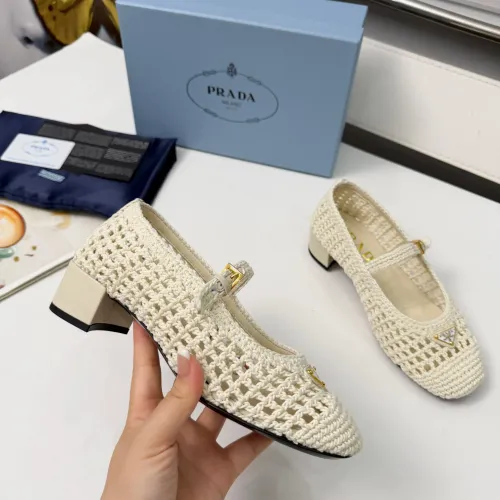 Replica Prada High-heeled Shoes For Women #1461919 $122.00 USD for Wholesale