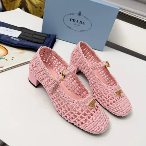 Replica Prada High-heeled Shoes For Women #1461920 $122.00 USD for Wholesale