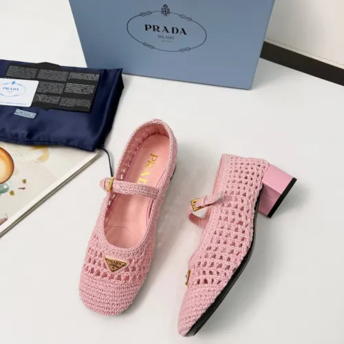 Replica Prada High-heeled Shoes For Women #1461920 $122.00 USD for Wholesale