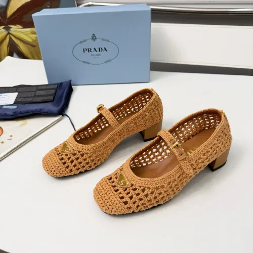 Wholesale Prada High-heeled Shoes For Women #1461921 $122.00 USD, Wholesale Quality Replica Prada High-heeled Shoes