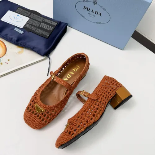 Replica Prada High-heeled Shoes For Women #1461922 $122.00 USD for Wholesale