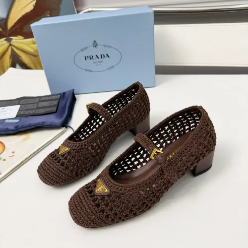 Wholesale Prada High-heeled Shoes For Women #1461923 $122.00 USD, Wholesale Quality Replica Prada High-heeled Shoes