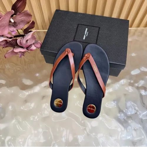 Replica Yves Saint Laurent YSL Slippers For Women #1461978 $98.00 USD for Wholesale