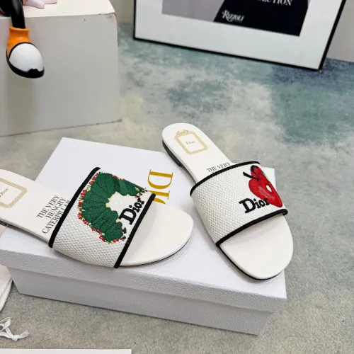 Replica Christian Dior Slippers For Women #1461997 $80.00 USD for Wholesale
