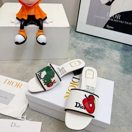 Replica Christian Dior Slippers For Women #1461998 $85.00 USD for Wholesale