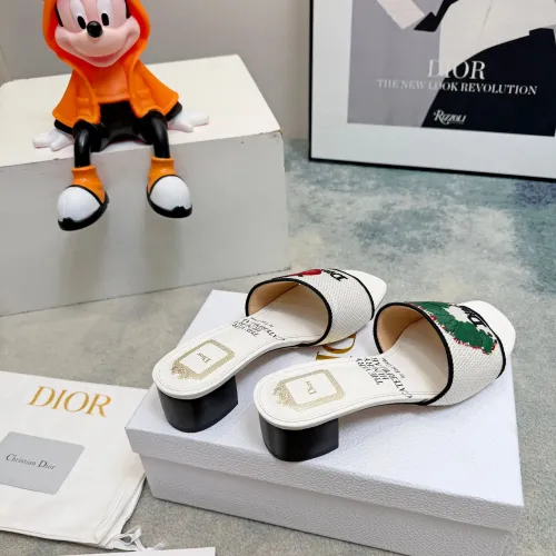 Replica Christian Dior Slippers For Women #1461998 $85.00 USD for Wholesale