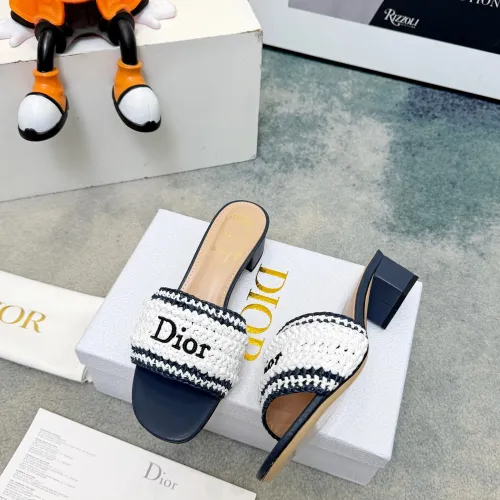 Replica Christian Dior Slippers For Women #1462002 $98.00 USD for Wholesale
