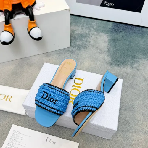 Replica Christian Dior Slippers For Women #1462003 $98.00 USD for Wholesale