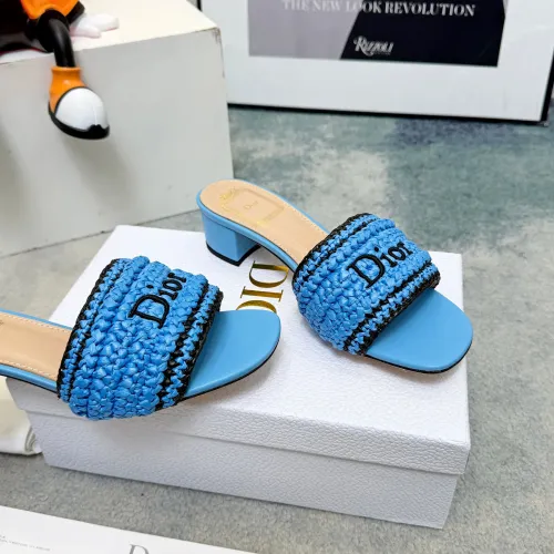 Replica Christian Dior Slippers For Women #1462003 $98.00 USD for Wholesale