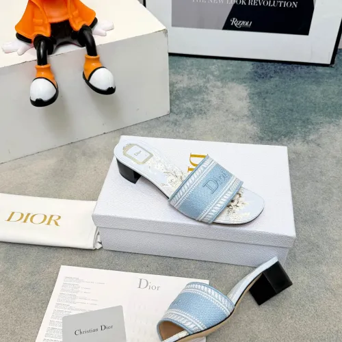 Replica Christian Dior Slippers For Women #1462004 $82.00 USD for Wholesale