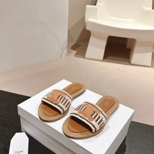 Wholesale Celine Slippers For Women #1462006 $76.00 USD, Wholesale Quality Replica Celine Slippers