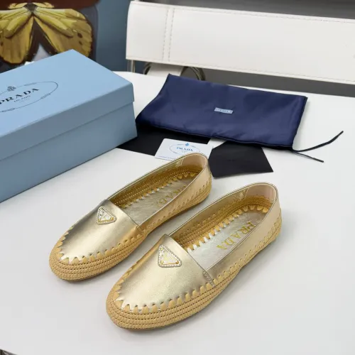 Wholesale Prada Flat Shoes For Women #1462028 $122.00 USD, Wholesale Quality Replica Prada Flat Shoes