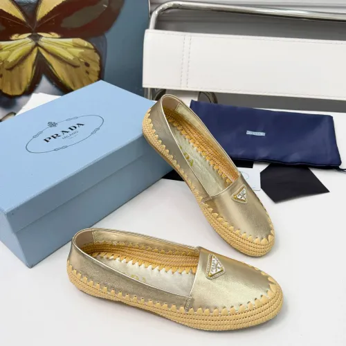 Replica Prada Flat Shoes For Women #1462028 $122.00 USD for Wholesale