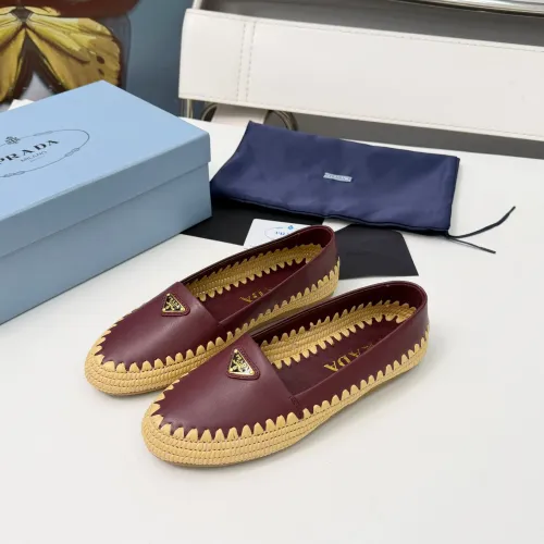 Wholesale Prada Flat Shoes For Women #1462029 $122.00 USD, Wholesale Quality Replica Prada Flat Shoes