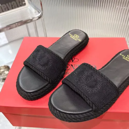 Replica Valentino Slippers For Women #1462040 $80.00 USD for Wholesale