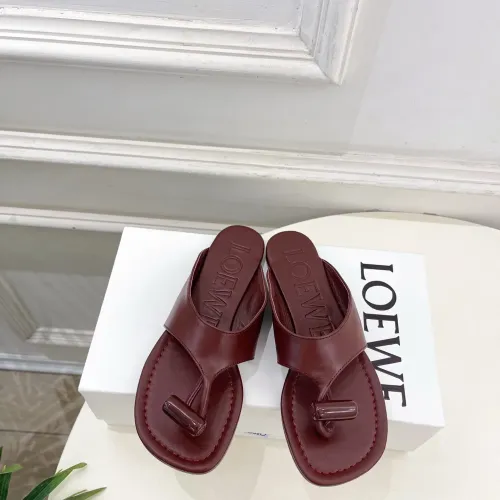 Wholesale LOEWE Slippers For Women #1462042 $102.00 USD, Wholesale Quality Replica LOEWE Slippers