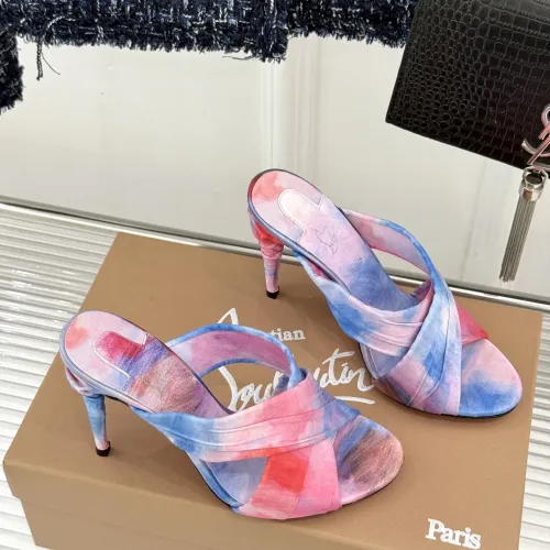 Replica Christian Louboutin CL Slippers For Women #1462055 $108.00 USD for Wholesale