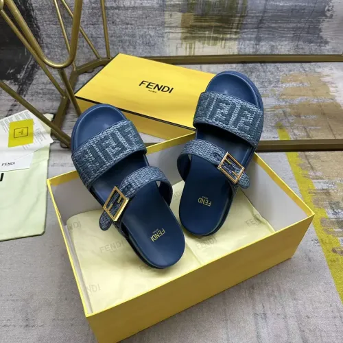 Replica Fendi Slippers For Women #1462066 $82.00 USD for Wholesale
