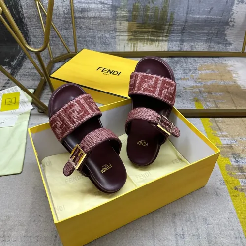 Replica Fendi Slippers For Women #1462067 $82.00 USD for Wholesale