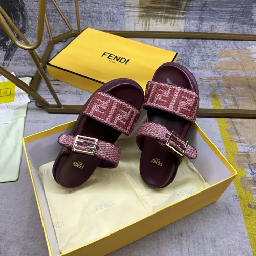 Replica Fendi Slippers For Women #1462067 $82.00 USD for Wholesale
