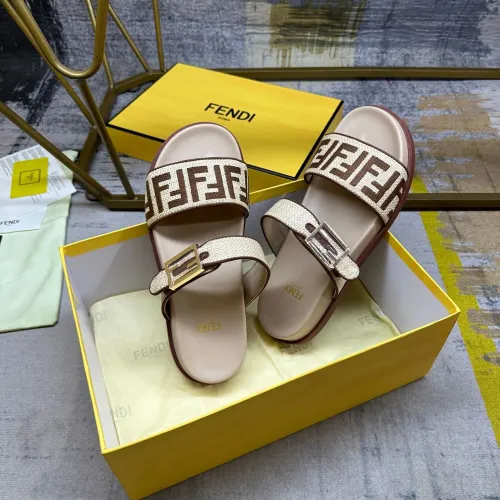 Replica Fendi Slippers For Women #1462068 $82.00 USD for Wholesale