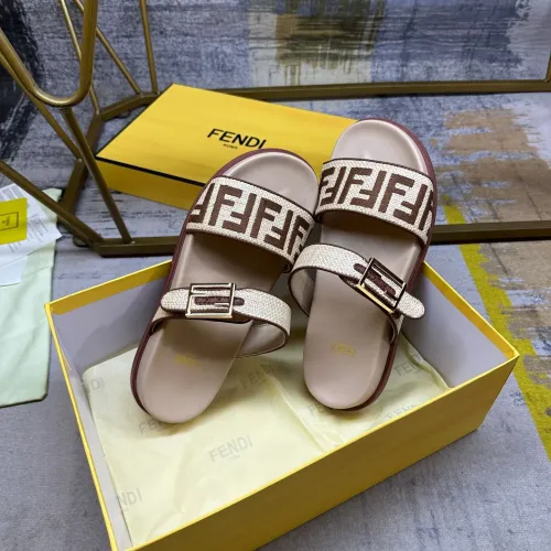 Replica Fendi Slippers For Women #1462068 $82.00 USD for Wholesale