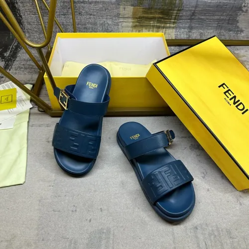 Replica Fendi Slippers For Women #1462069 $82.00 USD for Wholesale