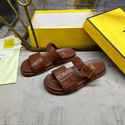 Wholesale Fendi Slippers For Women #1462070 $82.00 USD, Wholesale Quality Replica Fendi Slippers