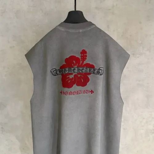 Wholesale Chrome Hearts T-Shirts Sleeveless For Men #1462094 $42.00 USD, Wholesale Quality Replica Chrome Hearts T-Shirts