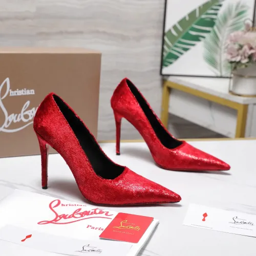 Replica Christian Louboutin High-heeled shoes For Women #1462174 $112.00 USD for Wholesale