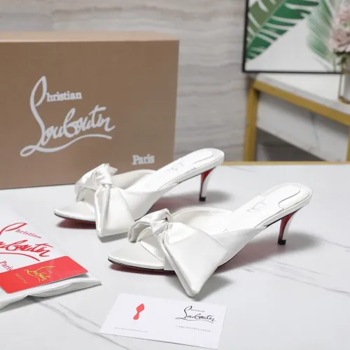 Wholesale Christian Louboutin CL Slippers For Women #1462200 $108.00 USD, Wholesale Quality Replica Christian Louboutin CL Slippers