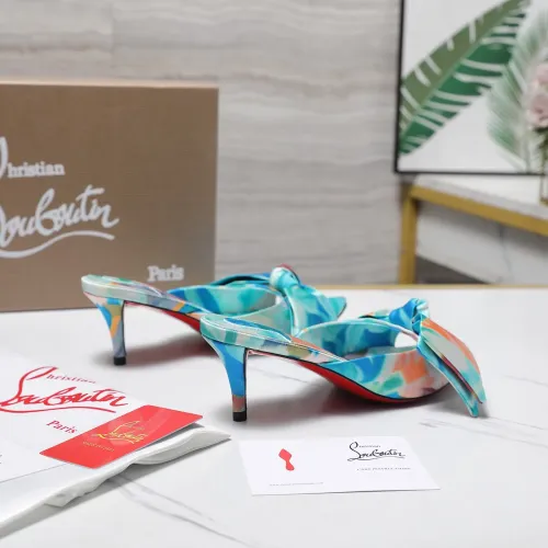 Replica Christian Louboutin CL Slippers For Women #1462203 $108.00 USD for Wholesale