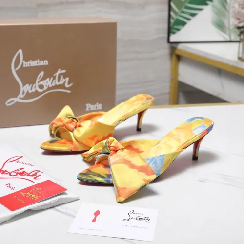 Wholesale Christian Louboutin CL Slippers For Women #1462206 $108.00 USD, Wholesale Quality Replica Christian Louboutin CL Slippers