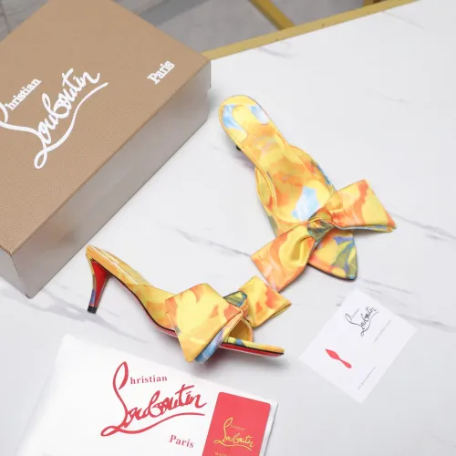Replica Christian Louboutin CL Slippers For Women #1462206 $108.00 USD for Wholesale