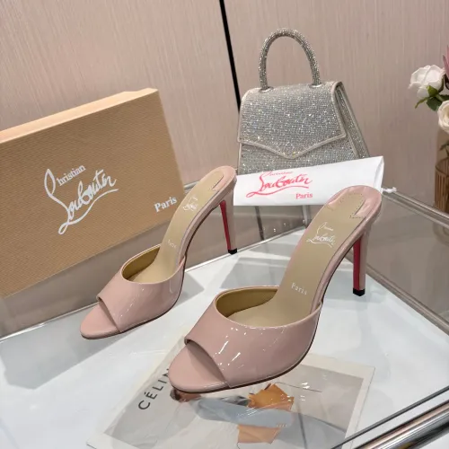 Wholesale Christian Louboutin CL Slippers For Women #1462208 $76.00 USD, Wholesale Quality Replica Christian Louboutin CL Slippers