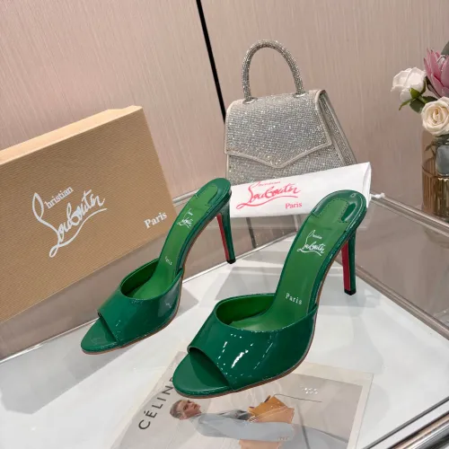 Wholesale Christian Louboutin CL Slippers For Women #1462212 $76.00 USD, Wholesale Quality Replica Christian Louboutin CL Slippers
