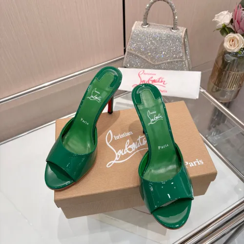Replica Christian Louboutin CL Slippers For Women #1462212 $76.00 USD for Wholesale