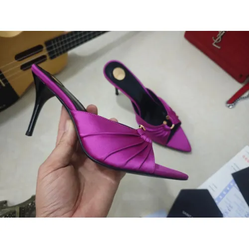 Replica Yves Saint Laurent YSL Slippers For Women #1462228 $98.00 USD for Wholesale