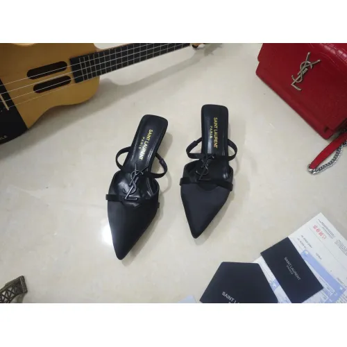Wholesale Yves Saint Laurent YSL Slippers For Women #1462235 $100.00 USD, Wholesale Quality Replica Yves Saint Laurent YSL Slippers