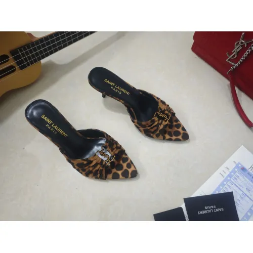 Replica Yves Saint Laurent YSL Slippers For Women #1462239 $98.00 USD for Wholesale