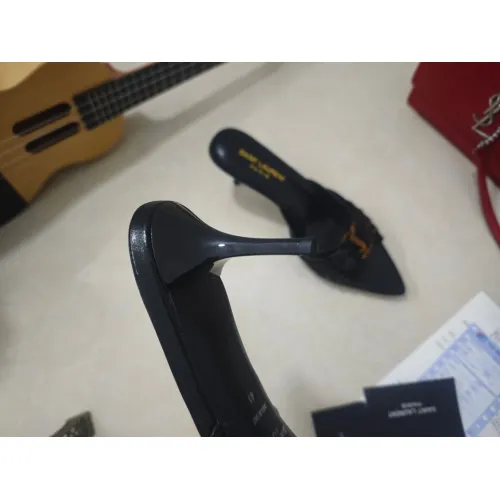 Replica Yves Saint Laurent YSL Slippers For Women #1462242 $98.00 USD for Wholesale