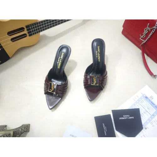 Replica Yves Saint Laurent YSL Slippers For Women #1462243 $98.00 USD for Wholesale
