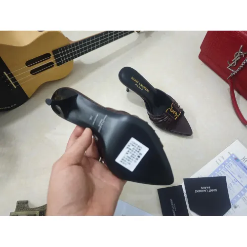 Replica Yves Saint Laurent YSL Slippers For Women #1462243 $98.00 USD for Wholesale