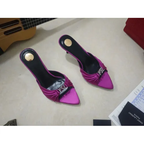 Replica Yves Saint Laurent YSL Slippers For Women #1462245 $98.00 USD for Wholesale